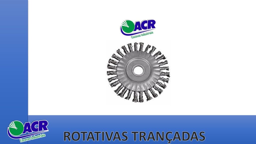 Escovas rotativas trançadas em Guarulhos - Acr Escovas